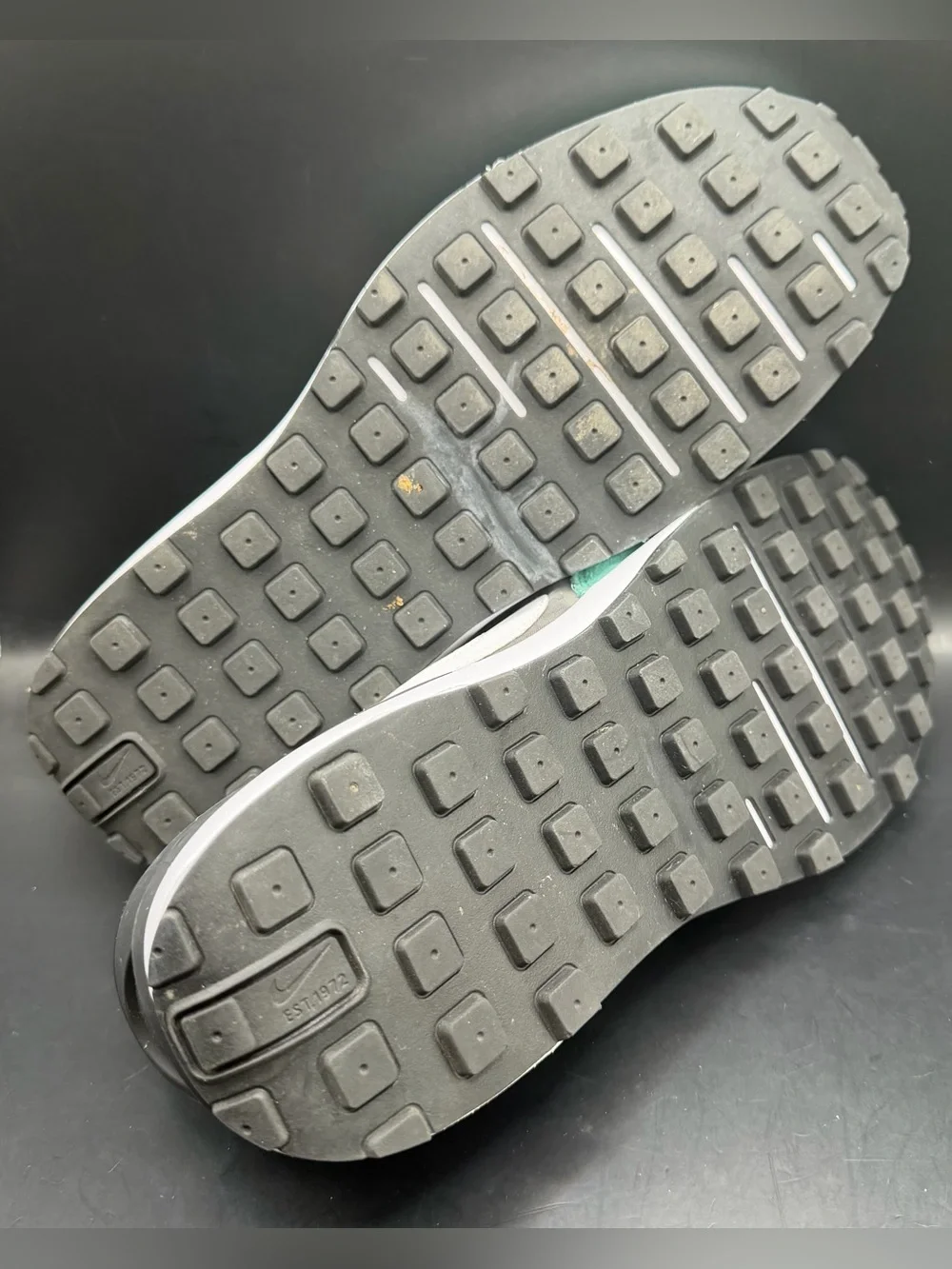 Nike - Men's Waffle One Mint Green & Gray Mesh Sneakers- Size:11